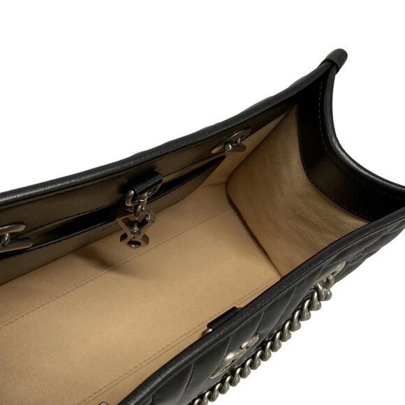 GUCCI GG Marmont 681483 Black Leather - Tote Bag - Picture 10 of 16